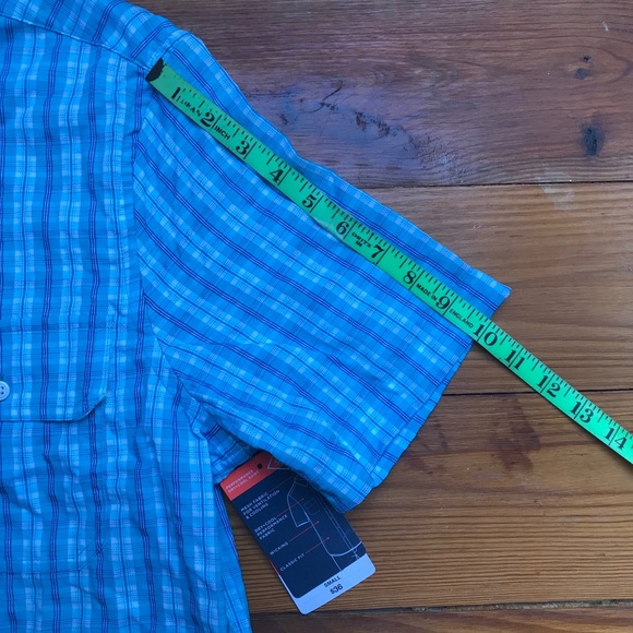 St. John's Bay Quick Dri Blue Button Down, NWT, S - Picture 11 of 15